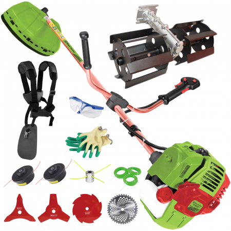 Motocositoare MegaGarden MGD 9600 Profesional, Prasitoare, 7.8CP, 14 accesorii incluse, benzina 2 timpi, 12.000RPM [0]