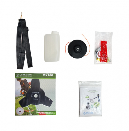 Motocositoare pe benzina Craft-Tec Mega Power X8800, 8CP, 58CC, 12.000RPM, Accesorii incluse [7]