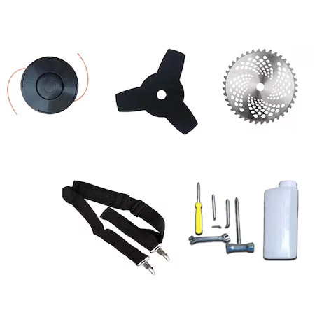 Motocositoare pe benzina GSY-GT4400, 4400W-5.9CP, 43CC, 9000RPM, 3 Sisteme de taiere incluse [3]