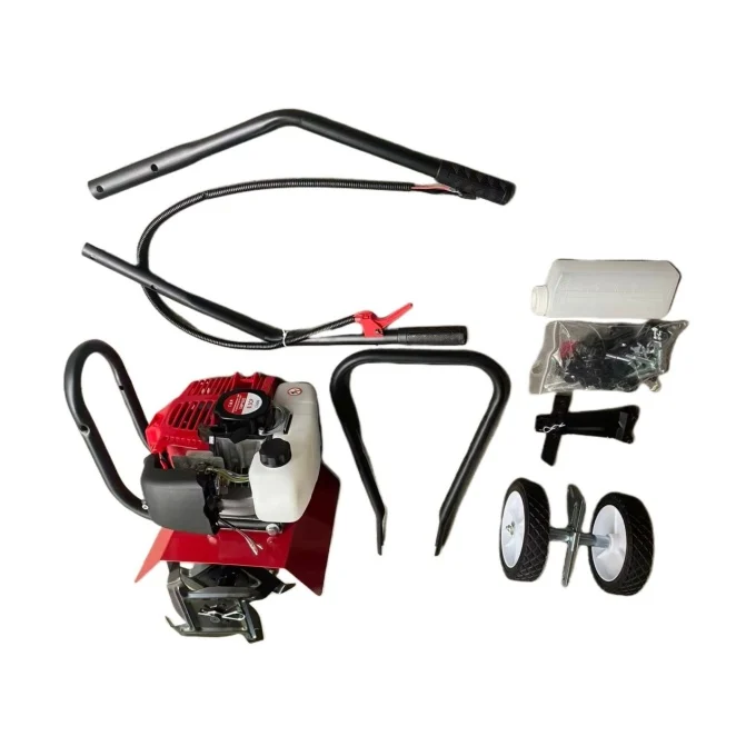 Motocultor pe benzina cu roti, 8.5CP, motor 2T, 300mm latime, Accesorii incluse [3]