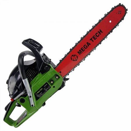 Motofierastrau cu lant ( drujba ) pe benzina MegaTech 8500, 3 lanturi, 6.5CP, 58cc, lama rosie, pornire EasyStart [2]