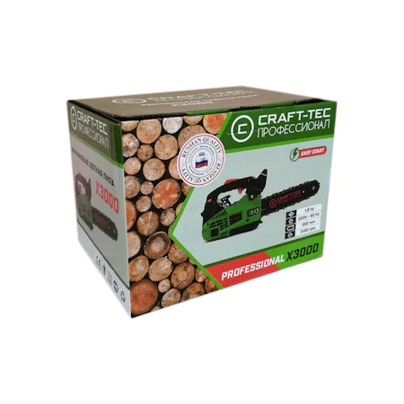 Motofierastrau (drujba) pe benzina pentru constructii Craft-Tec X3000W, 1.8CP, 3100RPM, Lama 30cm [1]