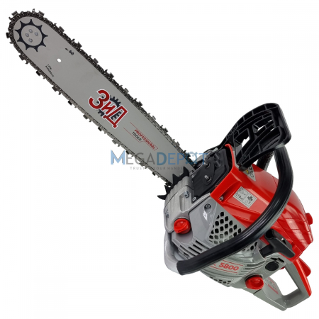 Motofierastrau (drujba) ZID 5800, 4.7CP/3.5KW, 58CC, cu demaror de rezerva, Accesorii incluse [2]