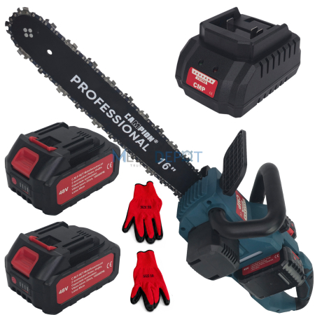 Motofierastrau pe 2 acumulatori Altai Campion PRO, 2 acumulatori 48V/6Ah, Lama 40 cm, sistem intindere lant SuperEasy, ungere automata, motor Brushless [4]