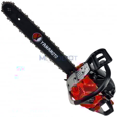 Motofierastrau pe benzina YAMAMOTO YM 5.5, 5.5CP, 2 lame 40-45cm, 2 lanturi 32-36 dinti, consum redus [1]