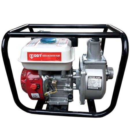 Motopompa pe benzina 4 timpi, DDT Profesional, 6,5 CP, 3'', 60000 l/min, 30 m [0]