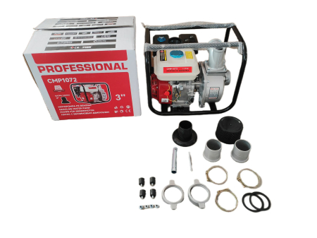 Motopompa pe benzina Ural WP-30, 7.5CP, 4T, 3600RPM, 60m³/h, 8m, 3"+ Reductie 2" [5]