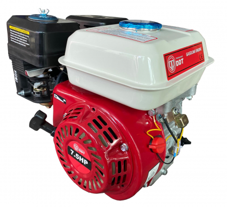 Motor pe benzina DDT Profesional, 7.5CP, 4 Timpi, 200CC, Rezervor 3.6L, Fulie inclusa [0]