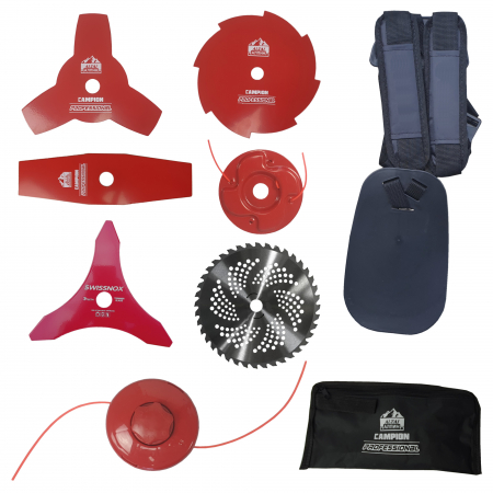 Pachet Motocoasa MOTOYAMA Japan, Tambur cu lant, Disc 6T cu dinti mobili, Ulei amestec, 7.5CP, toate accesoriile incluse [4]