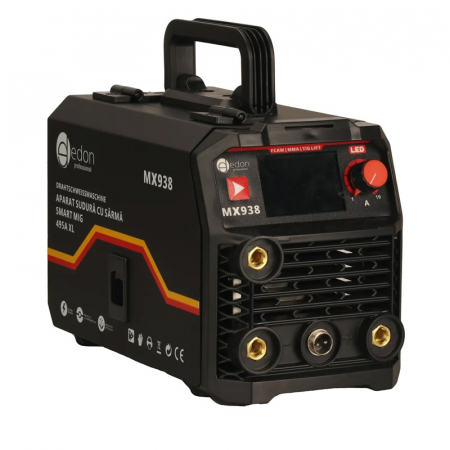 Pachet Aparat de sudura Edon Professional SMART MIG 495A XL, Sudura Smart MIG/MMA/TIG, masca automata, suporti magnetici, suport de masa, sarma flux [2]