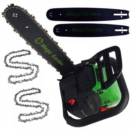 Pachet MegaGarden Motofierastrau Profesional 7CP + Invertor sudura MMA 335 + Masca automata, cabluri 3 metri, 2 lame si 2 lanturi [2]