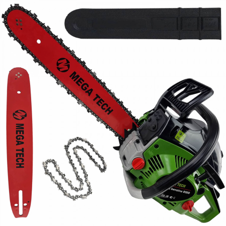 Pachet MegaTech Motofierastrau 8500 + Aparat de sudura MMA 400, accesorii incluse, afisaj difital, EasyStart [1]