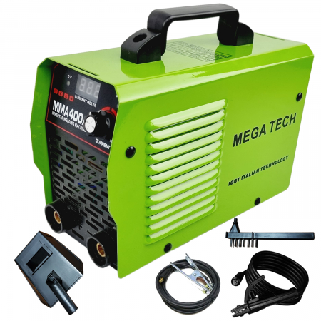 Pachet MegaTech Motofierastrau 8500 + Aparat de sudura MMA 400, accesorii incluse, afisaj difital, EasyStart [2]