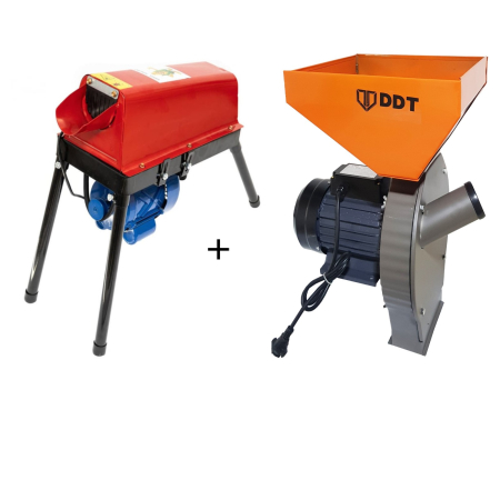 Pachet promo promo Moara cereale, uruiala si stiuleti, 3.5 Kw + Batoza porumb, 1.5 Kw [0]