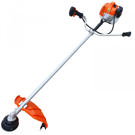 Pachetul Perfect: Motocoasa de umar pe benzina ZID Rusia Profi, 5CP, 16.000 RPM, taiere disc + fir, 3 discuri vidia, ulei de amestec, ham dublu, fir de schimb, 2 bujii de schimb [1]