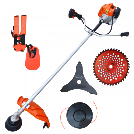 Motocoasa PANDORA 5CP, 3 Tipuri de Taiere, Ham Dublu [0]