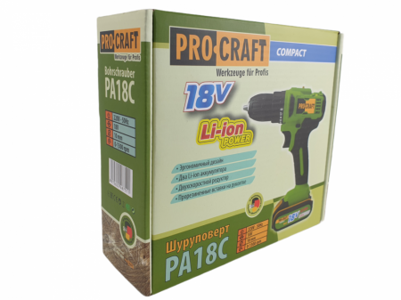 Autofiletanta Procraft Compact PA18C, 18V, 1.5 Ah, 2 acumulatori [6]