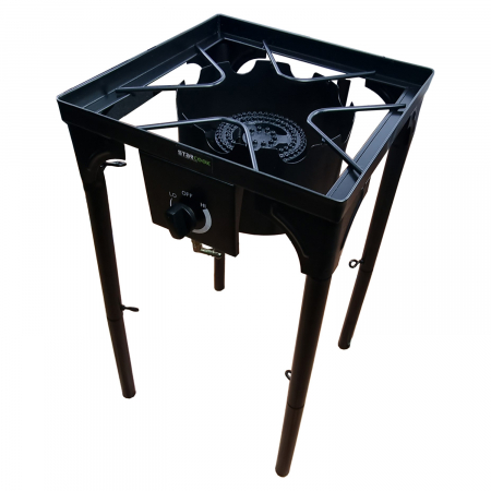 Plite, aragaze, pirostrii, Cuptoare electrice, Microunde - Pirostrie Mencoza StarCook, reglabila pe inaltime, arzator de mare putere din fonta, picioare detasabile, zona mare de gatit