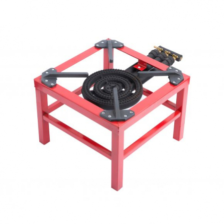 Plite, aragaze, pirostrii, Cuptoare electrice, Microunde - Pirostrie pe gaz, ELEFANT R03, arzator, 3 inele, fonta, propan-butan, 12.2kw