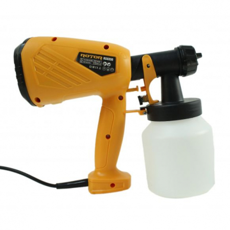 Pistol de vopsit Rotor RSG550, 500W, Capacitate rezervor 800ml, Presiune maxima 0.2bar [2]