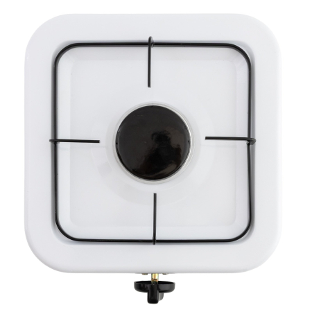 Plita cu 1 ochi BOHM, 2.2kW, GPL, Aprindere manuala, Alb [4]