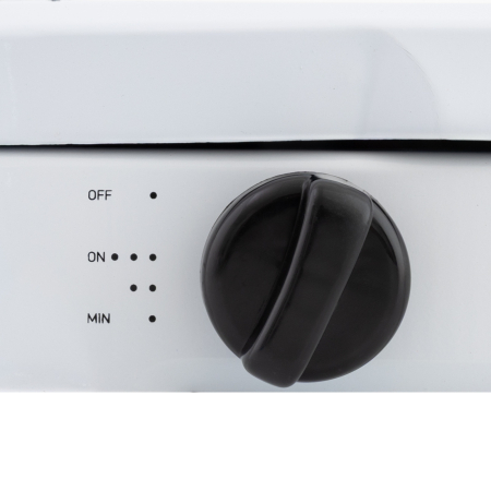 Plita cu doua arzatoare pe gaz si aprindere manuala BOHM BG-M-002-W, 4.4 kW [4]