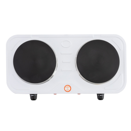 Plita electrica dubla BOHM, 2000W, 2 arzatoare, Dimensiune plita 155mm, Alb [3]