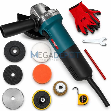Scule si Unelte - Polizor unghiular Altai Campion PRO AG1825, 1250W, 11000RPM, Disc 125mm, Set complet de accesorii