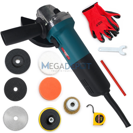Polizor unghiular Altai Campion PRO AG1825, 1250W, 11000RPM, Disc 125mm, Set complet de accesorii [3]