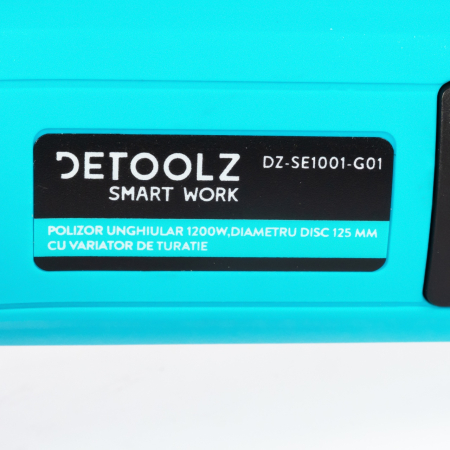 Polizor unghiular Detoolz, 1200W, 125mm diametru disc, cu variator de turatie [5]