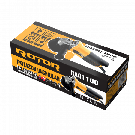 Polizor unghiular (Flex) Rotor RAG1100, 1100W, Diametru disc 125mm, 11000RPM [5]