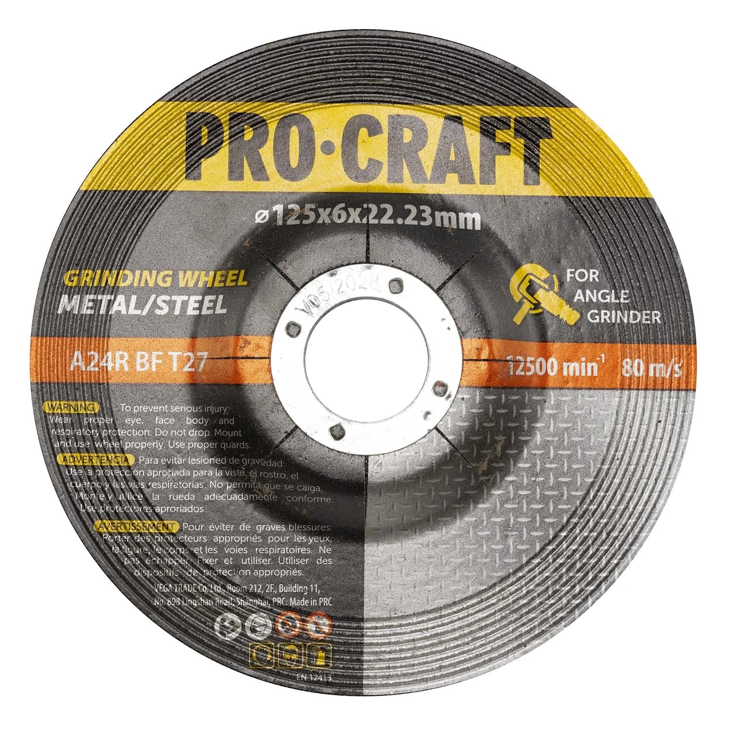 Polizor unghiular pe acumulator PROCRAFT, 20V/4Ah, Brushless, Diametru disc 125mm [13]