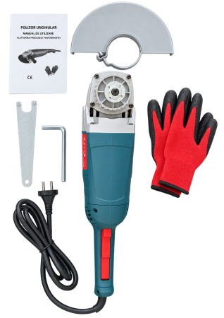 Polizor unghular (flex) Ural, 3000W, 6000RPM, Diametru disc 230mm [3]