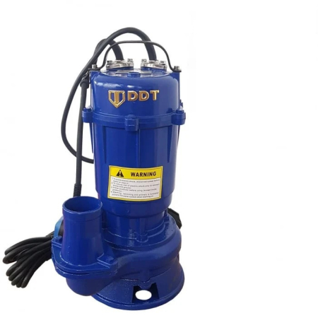 Pompe submersibile - Pompa apa murdara submersibila cu tocator si plutitor, DDT WQCD, 2200W, 8m³/h