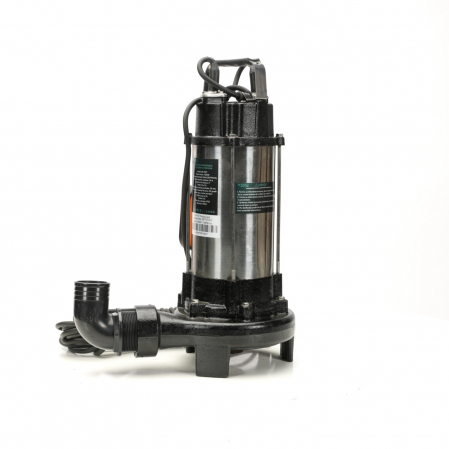 Pompa apa submersibila Detoolz WQD1500DF, 1500W, Adancime 7m, Debit 23 mc³/h, Inaltime 14m, cu tocator [2]