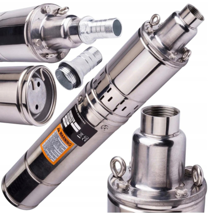 Pompa de apa submersibila, 370-1500W, Racire pe ulei, Bobinaj cupru, Inaltime refulare 160m, Debit 5mc/h, Cablu 20m [2]