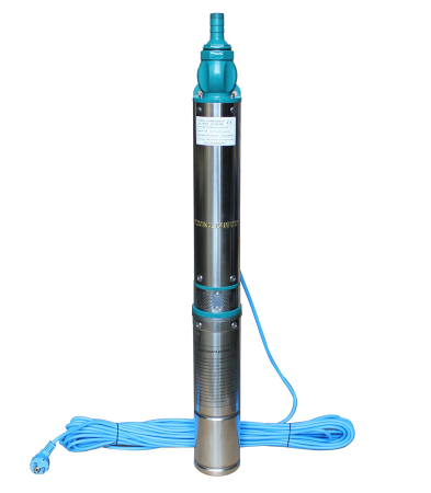 Pompe submersibile - Pompa de apa submersibila de mare adancime, 1.5kW, Bobinaj cupru, Inaltime refulare 140m, Debit 8mc/h, Cablu 20m