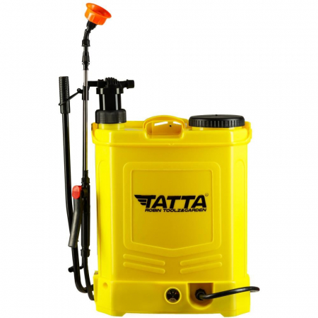 Pompa de stropit 2in1 (manuala/acumulator) Tatta TP-1833AM,  Capacitate 16L, Galbena [0]