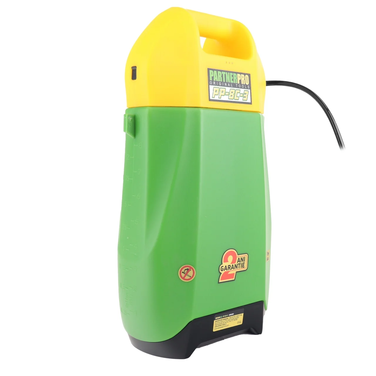 Pompa de stropit cu acumulator PartnerPRO, Capacitate 8L, 5V/1Ah, 2500mAh, Incarcare USB [1]