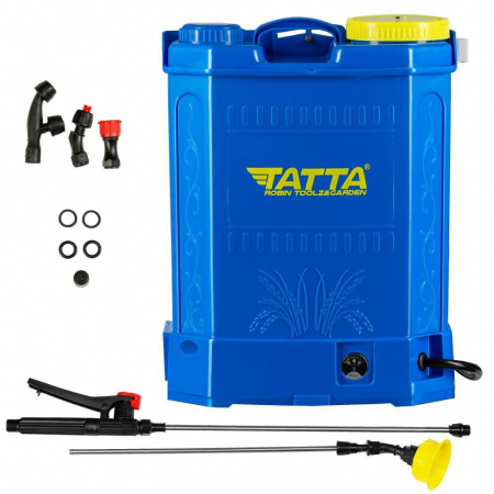 Pompa de stropit cu acumulator Tatta TP-2022A,  Capacitate 20L, Albastra [7]