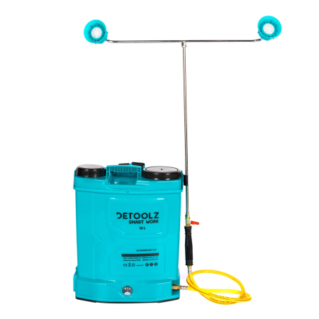 Pompe - Pompa de stropit Detoolz cu acumulator, capacitate 16L, cu paleta de amestecare