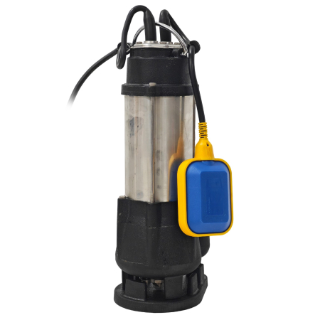 Pompa submersibila cu dublu tocator si plutitor pentru apa murdara,dimensiuni compacte, DDT, V370DF, Inox [7]