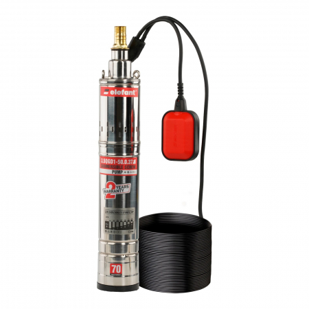 Pompe submersibile - Pompa submersibila cu plutitor Elefant, 370W, Debit 30L/min., Adancime max.70m, 15m cablu