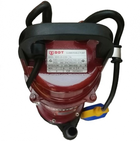 Pompa submersibila cu plutitor, pentru apa curata DDT QDX20, 550W, 2860RPM, Debit 3 m³/h, Adancime 20m, Inaltime 40m, Cablu 8m [1]