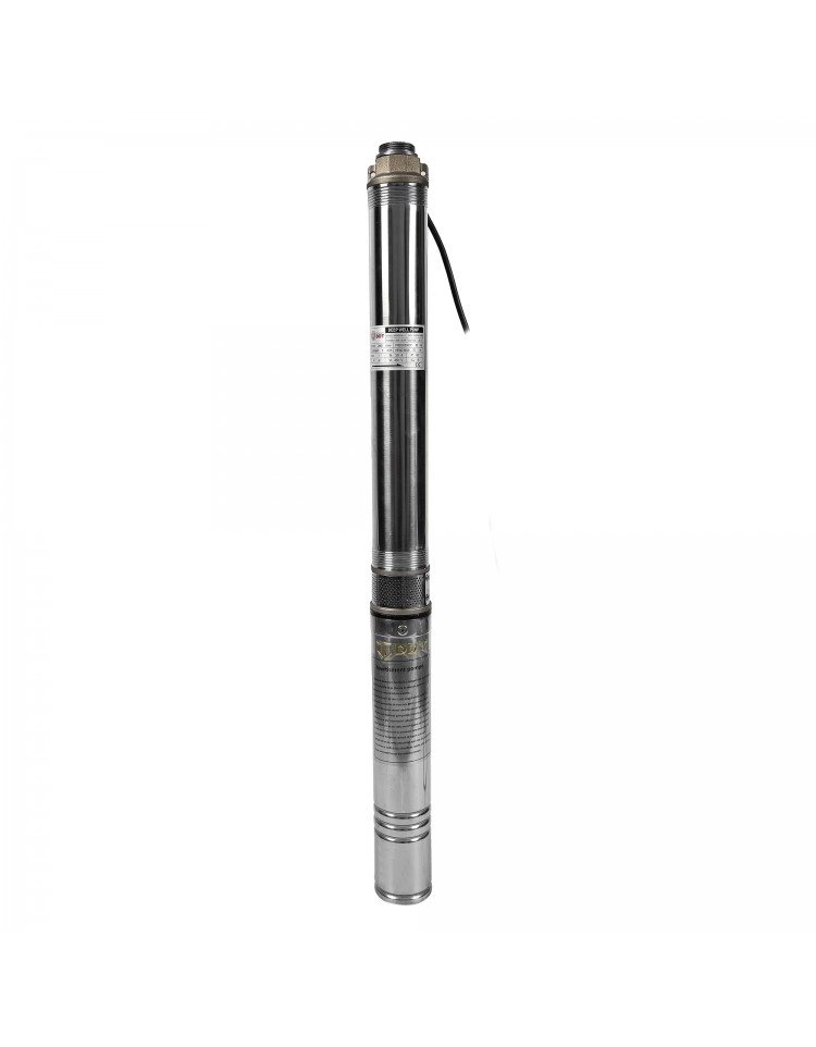 Pompa submersibila de mare adancime DDT 3SDM3-14, Inox, 1100W, 5 m³/h, 14 turbine, 120m, 10m cablu [0]