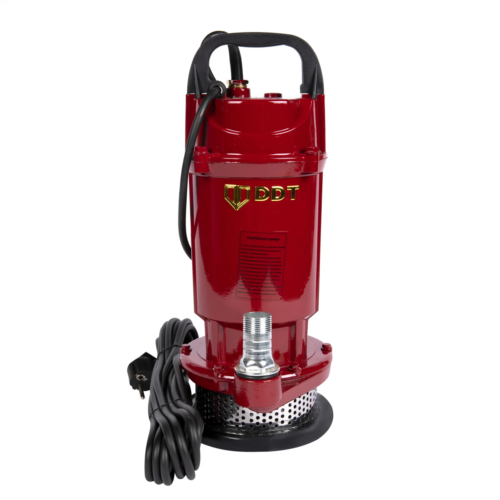 Pompe submersibile - Pompa submersibila pentru apa curata DDT QDX20, 550W, 2860RPM, Debit 3 m³/h, Adancime 20m, Inaltime 40m, Cablu 8m