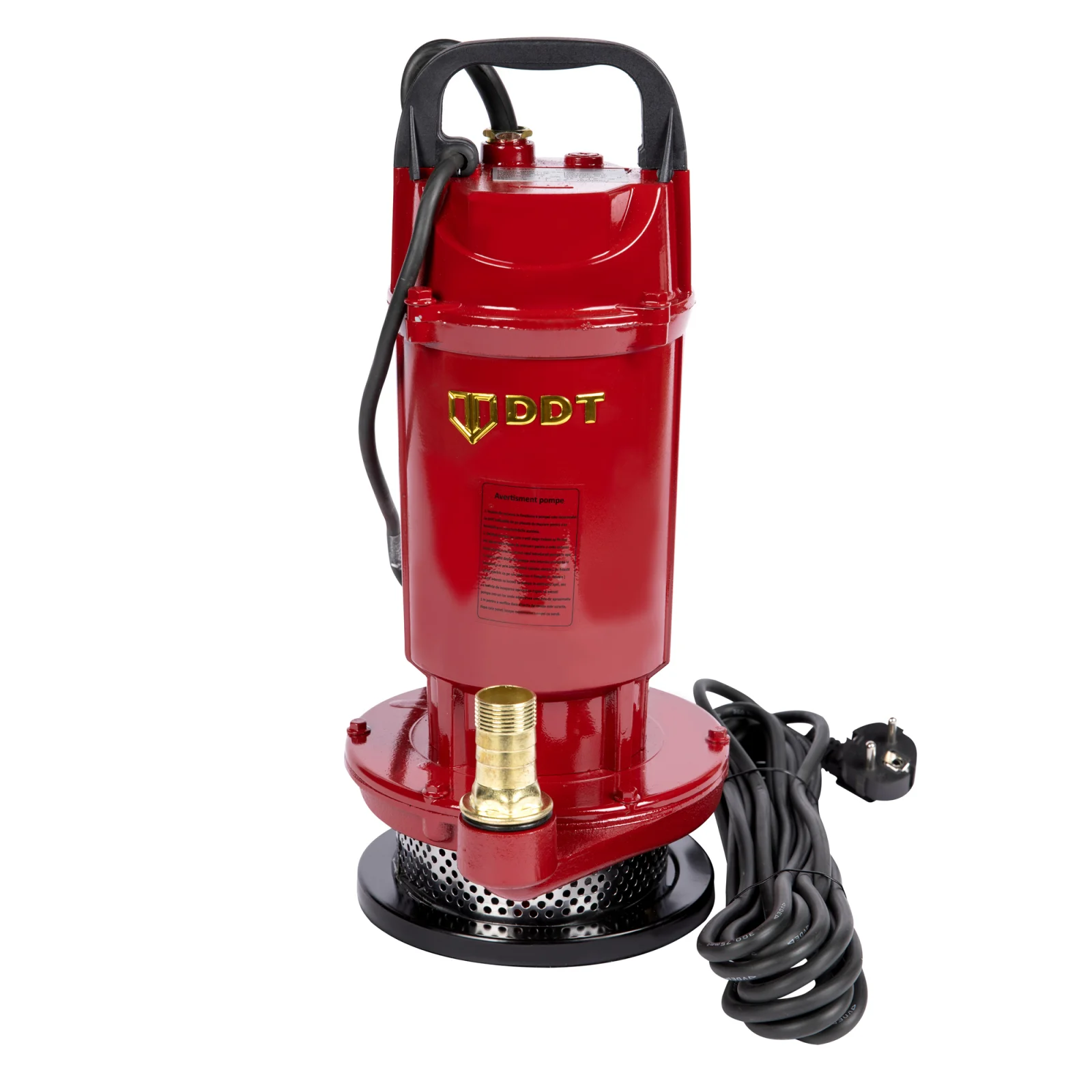 Pompe submersibile - Pompa submersibila pentru apa curata DDT QDX35, 850W, 2860RPM, Debit 3 m³/h, Adancime 35m, Inaltime 50m, Cablu 8m