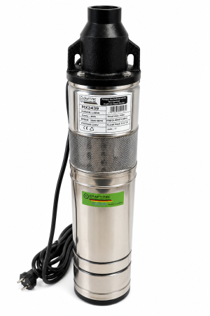 Pompe submersibile - Pompa submersibila pt.apa, cu melc inox, Craft-Tec Aqua Master, 1500W, 2850RPM, H 160m, Debit max.5 m³/h, Cablu 20m, Inox