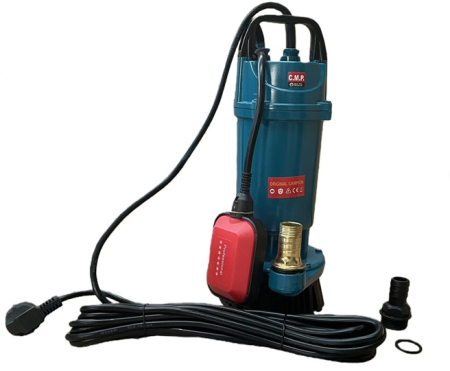 Pompe apa menajera - Pompa submersibila pt. apa murdara cu plutitor Aqua Tech Premium QDX3-25-0.75F, 0.75kW, H25m, 3 m³/h, 2860RPM, Racord 1", Reductie 3/4" inclusa, 7.5m cablu