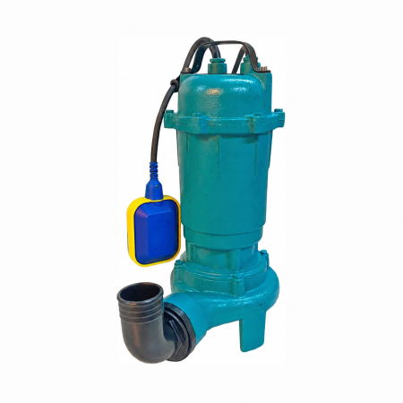 Pompe apa menajera - Pompa submersibila pt. apa murdara cu plutitor si cutit CRAFT-TEC AQUA, 3500W, 2860RPM, Debit max.15-25m³/h, H 20m, Adancime 8m, 1 tol,Fonta, Cablu 10m